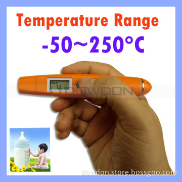 Dt8250 C/F Two Modes IR Temperature Pen Mini Pocket Non Contact Infrared Thermometer